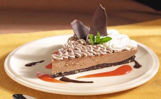 Tarta helada de chocolate